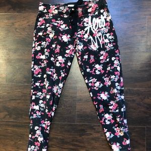 Aeropostale Floral Jogger/Sweatpants